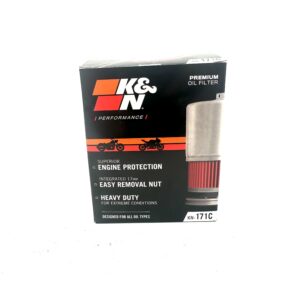 77 Cycles K & N Performance Oil Filter Chrome Twin Cam P/N 171C OEM# 6373199