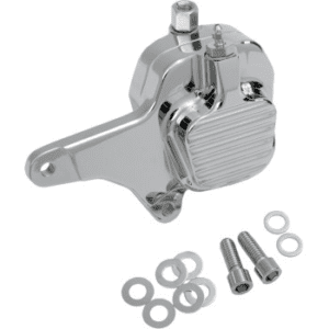 GMA ENGINEERING BY BDL GMA-200FC Custom Billet Aluminum Front Brake Caliper - 84-99BT - Classic Chrome 1701-0230